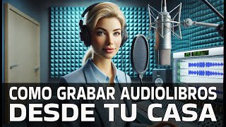 Secretos para crear audiolibros PROFESIONALES desde tu hogar [upl. by Filip]