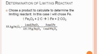 Limiting Reactant Problem [upl. by Anelrad]