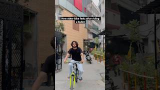 Sari bikes halki lagne lagti hai😂 relatablecontent viralshortsvideos theboys [upl. by Odlanar]