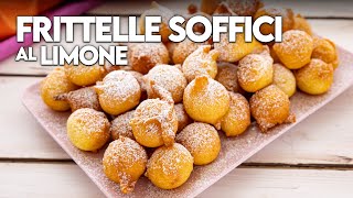 FRITTELLE SOFFICI AL LIMONE Ricetta Facile  Fatto in Casa da Benedetta [upl. by Rednal572]