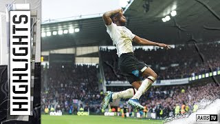 HIGHLIGHTS  Derby County Vs Blackpool [upl. by Eiramik]