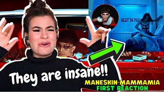 Maneskin  MAMMAMIA  FIRST REACTION [upl. by Keyes]