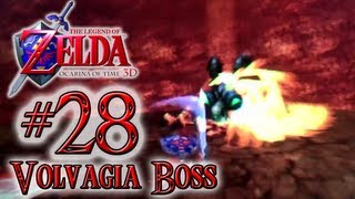 Lets Play The Legend of Zelda Ocarina of Time 3DS  Walkthrough Part 28 Volvagia Boss Fight OoT HD [upl. by Leuqer]