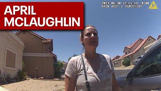 Body cam shows welfare check for mother of accused animal elder abuser [upl. by Ynehpets]