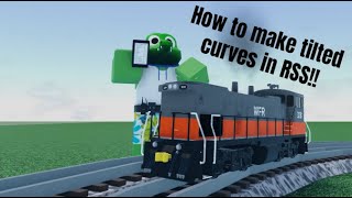 SECHI TUTORIALS How to make a tilted curve in RSS [upl. by Ricketts946]