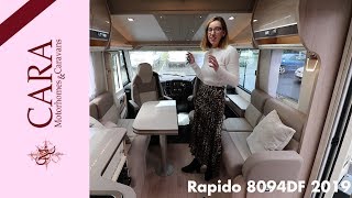 Rapido 8094DF Auto 2019 Motorhome Tour [upl. by Nosinned]