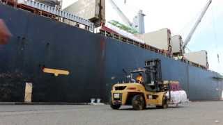 Rice loading at the Port of West Sacramento [upl. by Nica]