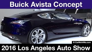 Buick Avista Concept  2016 Los Angeles Auto Show  CarNichiWacom [upl. by Lidia]