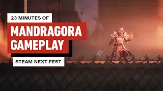 23 Minutes of Mandragora Gameplay  Steam Next Fest [upl. by Omle]