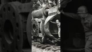 80 cm K E Dora German Railway Gun ytshort ww2 railway gun [upl. by Reynold]