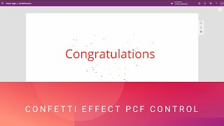 Confetti Effect PCF Control [upl. by Jason]