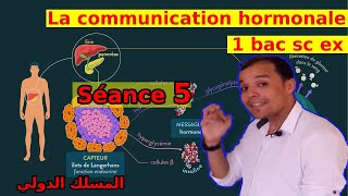 1bac sc ex communication hormonale régulation de la glycémie Séance 5 [upl. by Higley843]