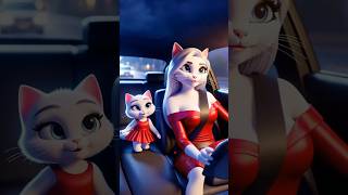 Cute Cat and Kitten are passing through a road Haunted by Ghost of a nun cat cutecat catlover [upl. by Granthem]