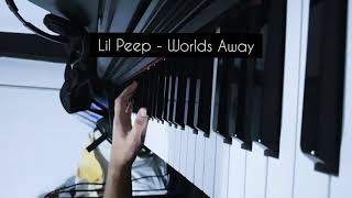 Lil Peep  Worlds Away PIANO COVER [upl. by Aizek]