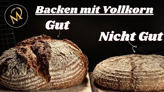 Tipps und Tricks zum Vollkornbrot  Backen mit Vollkornmehl [upl. by Rother]