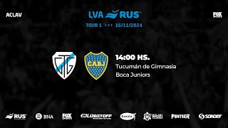 LVA RUS  TOUR 1 Tucumán de Gimnasia vs Boca Juniors [upl. by Ggerk]