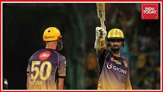 IPL 2017 Narine Lynn power Kolkata to comfortable win over Bangalore [upl. by Rednal621]