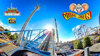 Vilda Musen The Wild Mouse Roller Coaster On Ride 4K POV Gröna Lund Sweden 2023 08 13 [upl. by Bowne]