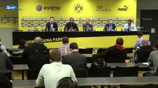 BVB Pressekonferenz vom 30102013  Jürgen Klopp verlängert bis 2018 [upl. by Harvison671]