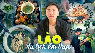 Kiếp nạn ở Lào đừng đi Vangvieng nếu mưa Du lịch ẩm thực Lào 2 [upl. by Anirahs]