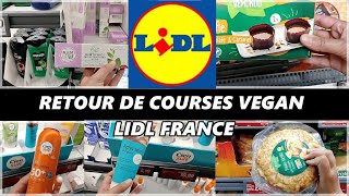 RETOUR DE COURSES VEGANVEGETARIEN LIDL FRANCE  on compare les Lidl lAllemagne et la France [upl. by Eibrad346]