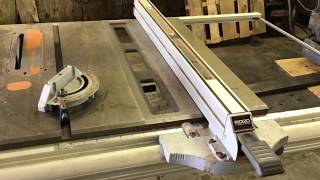 Rigid TS3650 Table Saw  2521 [upl. by Ghassan]