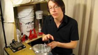 Basics of Home Brewing What is a strainer [upl. by Mellie51]