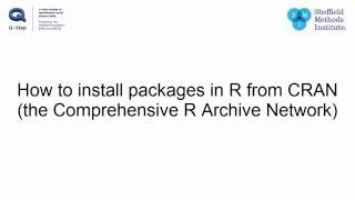 How to install new R packages in RStudio [upl. by Hsak836]