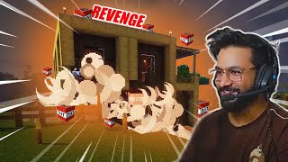 ❌Finally BADLA le liya 😀 DESTROYED My Friends House in Minecraft [upl. by Ymmot]