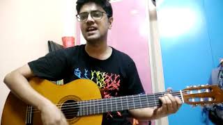 Ekla Ghor Amar Desh  Fossils  Soumitra Chatterjee  Guitar Cover  Unplugged Version 2020 [upl. by Dace]