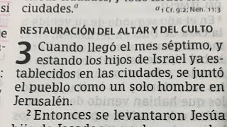 Esdras 3  4 Restauración del altar y del culto y hebreos 8 El mediador de un nuevo pacto [upl. by Ithsav]