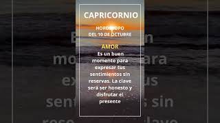 CAPRICORNIO HOROSCOPO DEL 10 DE OCTUBRE [upl. by Nitin]