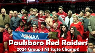 Paulsboro 33 Delaware Valley 25  Group 1 State Championship  Red Raiders 34th state title [upl. by Ellecrag344]