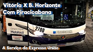 PIRACICABANA em BH 😱 de VITÓRIA Para Belo Horizonte [upl. by Eecart]