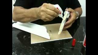 Wood Glue Crown Molding amp Cornice Trim Installation  How to join Cornice Trim amp Crown Molding [upl. by Eicak]