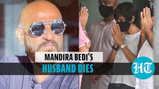 Mandira Bedis emotional goodbye to husband Raj Kaushal Bollywood pays tribute [upl. by Uhthna304]