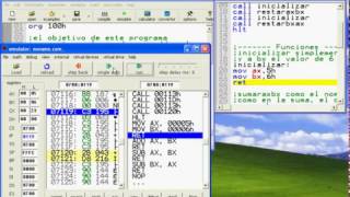 Funciones Básicas ASM EMU8086 [upl. by Anes]