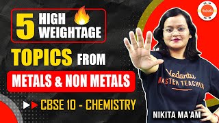 Metals And Nonmetals Class 10 🔥 Most Important Topics Science [upl. by Silvain]