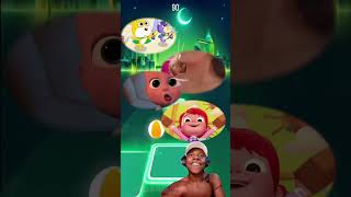 Baby Shark vs Barbie vs Boss Baby vs Cocomelon x Coffin Dance Tiles Hop shorts [upl. by Fabozzi]