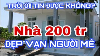 MẪU NHÀ CẤP 4 200 TRIỆU ĐẸP NHẤT RẺ NHẤT VIỆT NAM  ĐẸP THIỆT CHỨ [upl. by Mairam545]