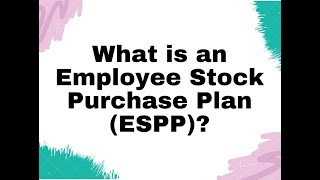 What an Employee Stock Purchase Plan ESPP How it works [upl. by Nikolaos]