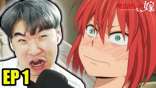 AYO 15 yr old WIFE   The Ancient Magus Bride Episode 1 REACTION [upl. by Nnad529]