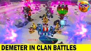 DEMETER IN CLAN BATTLES  WAR ROBOTS POWERFUL DYNAMIC CLAN BATTLES [upl. by Winnifred18]