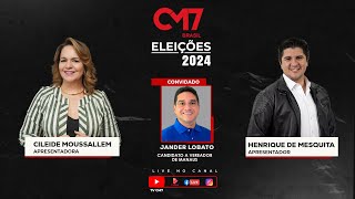 CM7 ELEIÇÕES 2024  Entrevista com o candidato a vereador de Manaus Jander Lobato [upl. by Nilad]