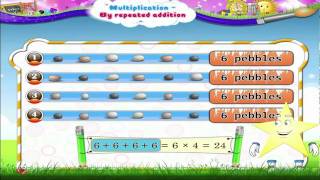 Learn Grade 2  Maths  Multiplication by Repeated Addition [upl. by Onitnas]