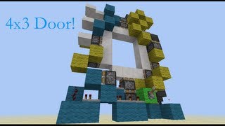 Smallest 4x3 Door 2x12x8 162 Tutorial [upl. by Ferren910]