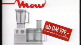 Moulinex  Moulinette  Deutsche Werbung German commercial  VHS  1990  ORIGINAL [upl. by Roma]