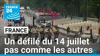 France  un défilé du 14 juillet pas sur les ChampsÉlysées mais avec la flamme olympique [upl. by Naawaj]