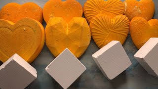 Fresh Edelrid Gym chalk blocks with yellow reformed hearts [upl. by Lupien]