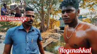 Hogenakkal trip oil massage  waterfall tamil YouTube vlog  AKSTUNTRIDER 💦 [upl. by Isborne473]